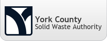 Black text, "York County Solid Waste Authority" grey background.
