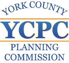 Blue text, "York County Planning Commission"