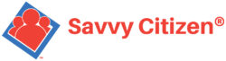 Red text, "Savvy Citizen" logo