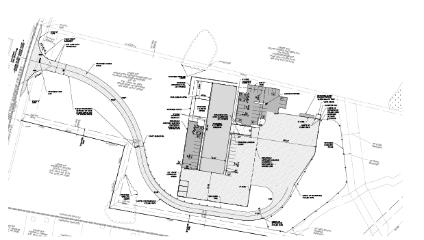 Site plan of Buchmyer Pools