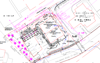 Site plan of Palomino Suites